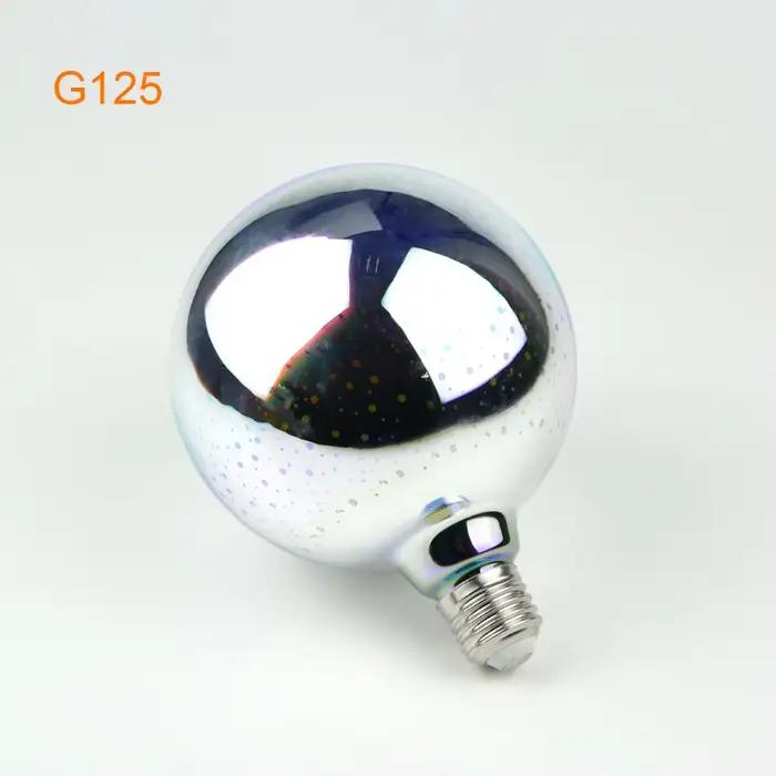 Ampoule G125 G80 E27, lumière de nuit, effet de feux d'artifice, lampe de table, ampoule décorative, lampe de chevet, décoration de la maison, Luminaria 110V 220V