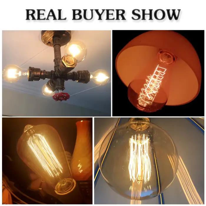 Ampoule Edison rétro E27 40W 220V 110V