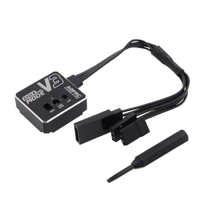 Gyroscope AGFRC GY01 V3 contrôle automatique haute stabilité double gain dérive réglé pour modèle voiture dérive RC amélioration performances conducteur occasion cadeau technologique avancé