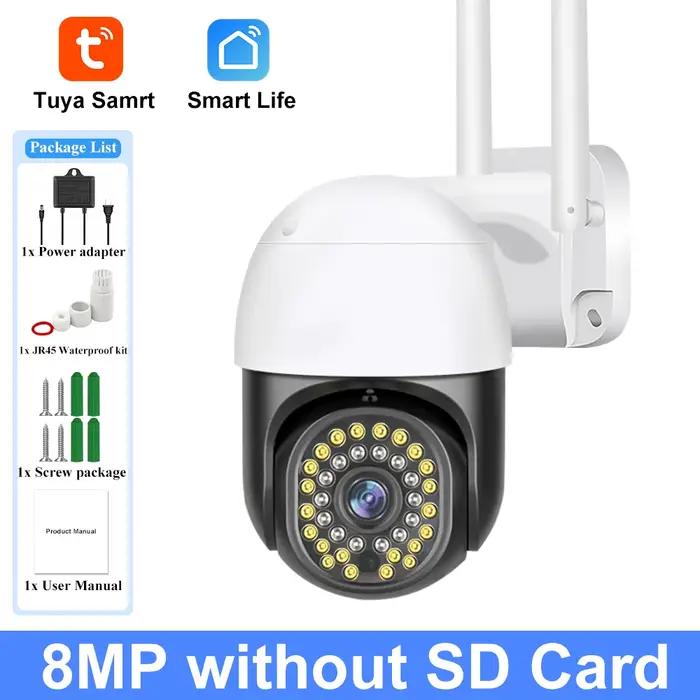 Caméra Tuya 8MP avec suivi humain IA