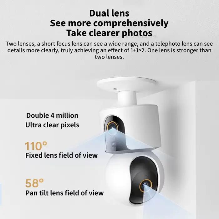 2025 Xiaomi Smart Camera C500 Version double objectif