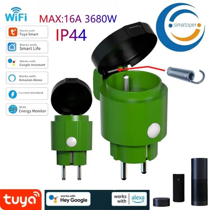 Simatoper 2 prises WiFi extérieures