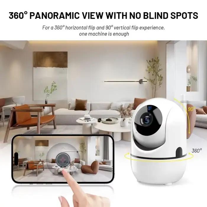 Caméra IP WiFi Miniature Intelligente Lenovo avec Suivi Automatique 1080P Vision Nocturne Complète Sécurité Sans Fil Vidéosurveillance Vidéo Bébé Occasions Spéciales