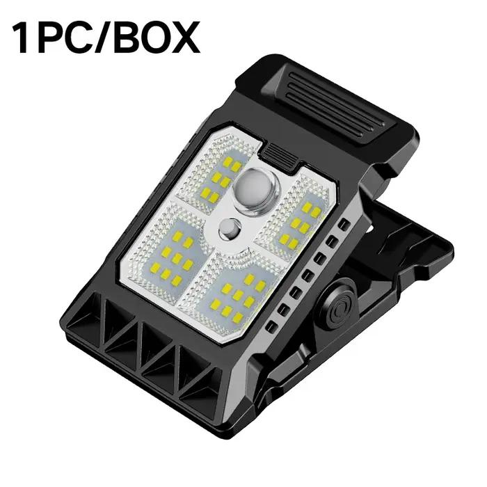 Pince solaire extérieure sur capteur de mouvement lumières lampe de travail étanche 3 Modes d'éclairage