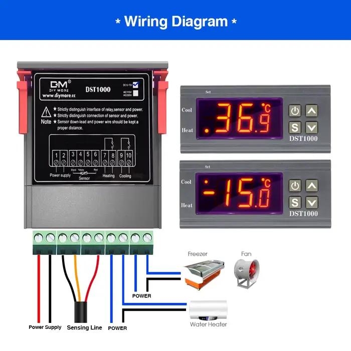 Thermostat numérique LED DST1000