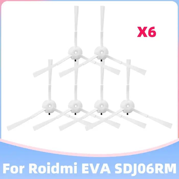 Compatible avec ( Roidmi Eva SDJ06RM / EVA Platinum ) Pièces pour Aspirateur Filtre HEPA Brosse Latérale Chiffon