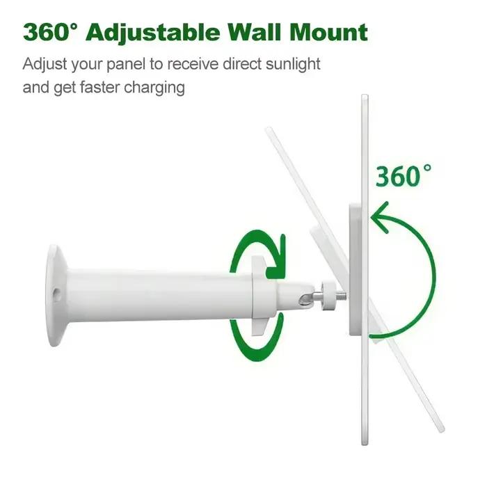Panneau solaire 4W pour caméra Eufy Eufycam 2/2C/2C Pro/E/2 Pro