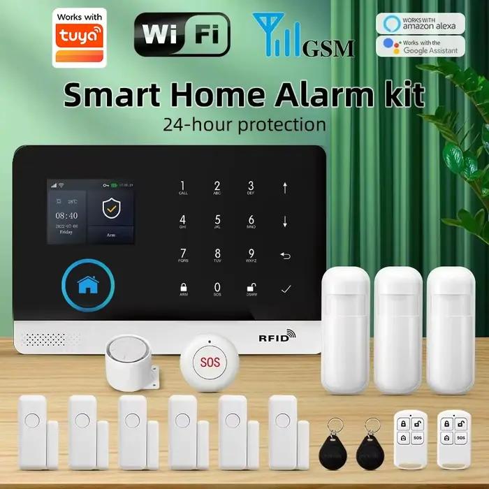 Système d'alarme de sécurité domestique intelligent PGST WIFI GSM