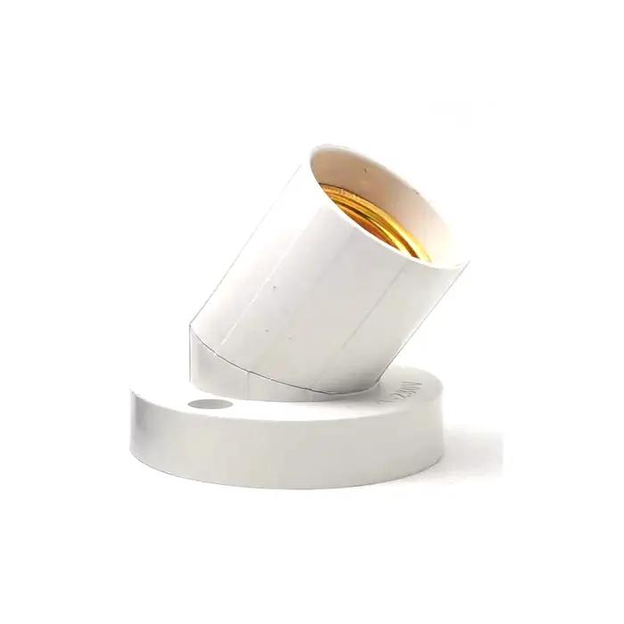 Support de lampe rotatif droit Oblique E27