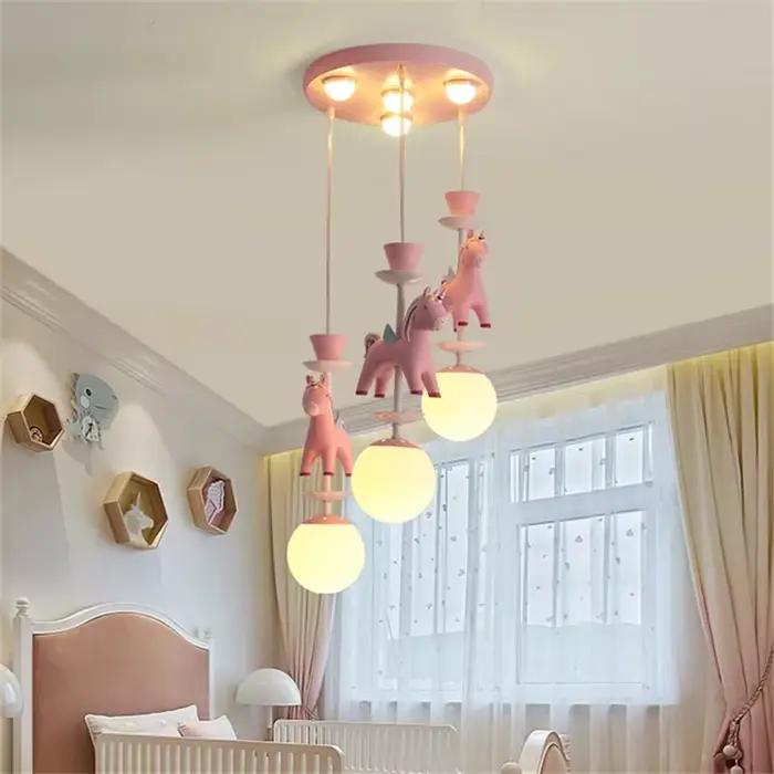 Plafonnier LED Design Art Déco Rose Élégant Éclairage Doux Salon Chambre à Coucher Occasions Spéciales