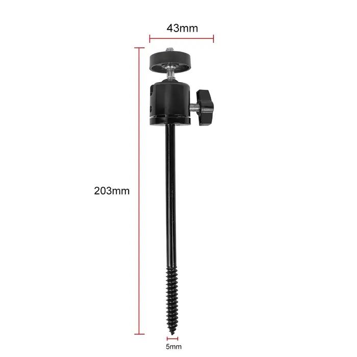 Support de caméra en acier durable réglable pour caméras d'action surveillance extérieure sécurité chasse et photographie de paysage