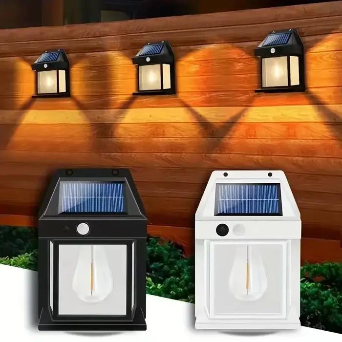 Lampe solaire extérieure puissante jardin lampadaire à énergie
