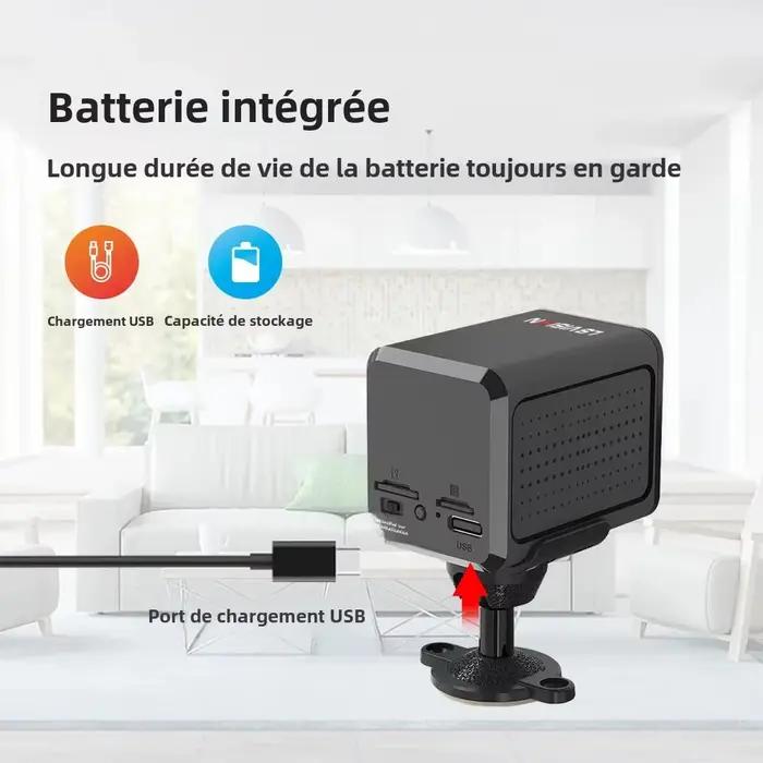 Caméra de sécurité LS VISION Ubox Mini 4G avec carte SIM ou Wifi
