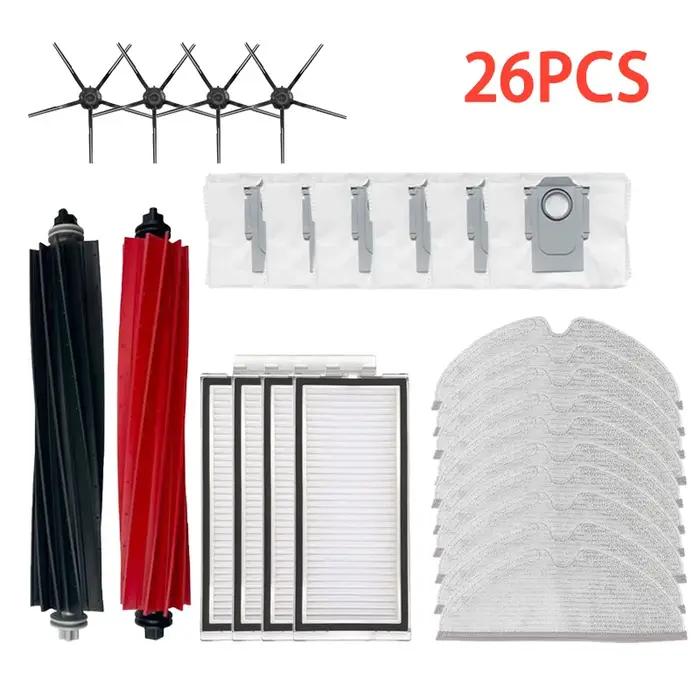 Roborock Q5 Pro + Q8 Max Q8 Max + Q5 Pro Robot aspirateur accessoires brosse principale filtre Hepa vadrouille sac