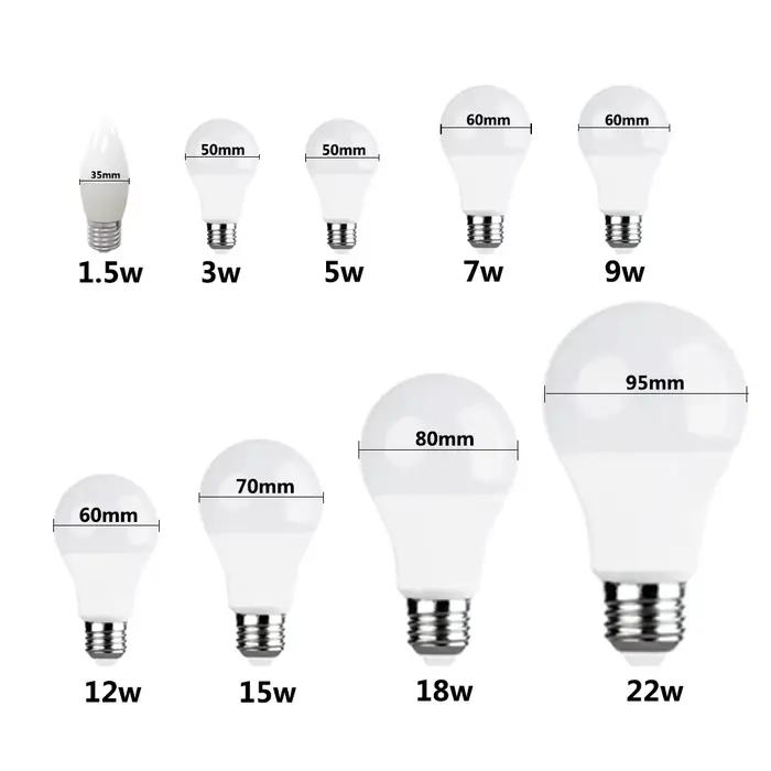 Ampoule LED lampes E27 AC220V