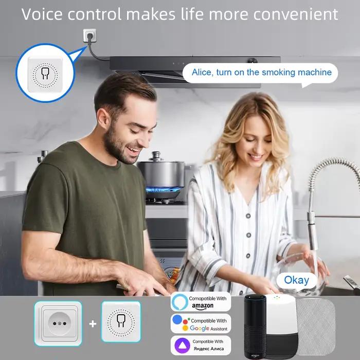 Interrupteur intelligent Tuya Zigbee 1/2/3 voies