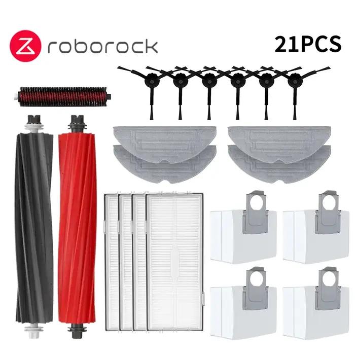 Roborock S8 S8 Pro Ultra S8 + S8 Plus Robot aspirateur pièces de rechange brosses latérales principales tissus de vadrou