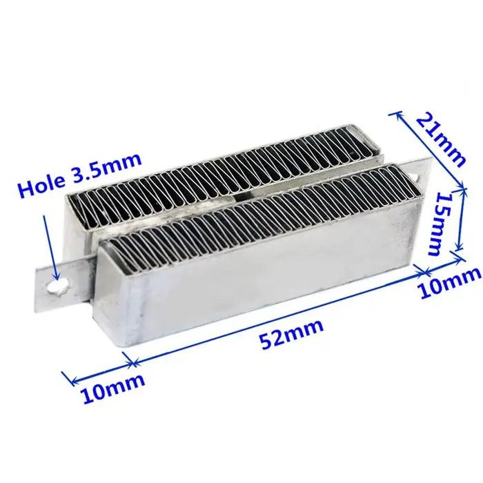 Chauffage PTC 12V 50W ou 100W pour terrasse DIY facile à installer en blanc, gris ou noir pour soirées hivernales et événements familiaux