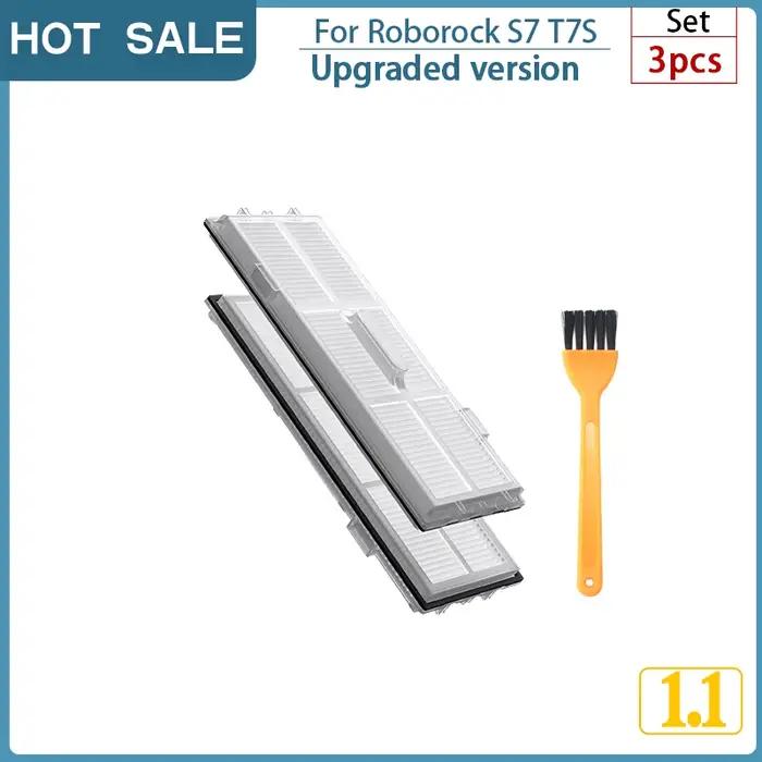 Filtre HEPA HAOYUNMA pour Roborock S8 S8 Pro ultra S7 MaxV Ultra S7 T7S PLUS G10S PRO pieces d'aspirateur en ABS plastique pour nettoyage efficace et longue durée de vie