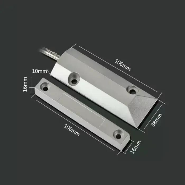 Capteur de porte magnétique à contact fermé pour système d'alarme