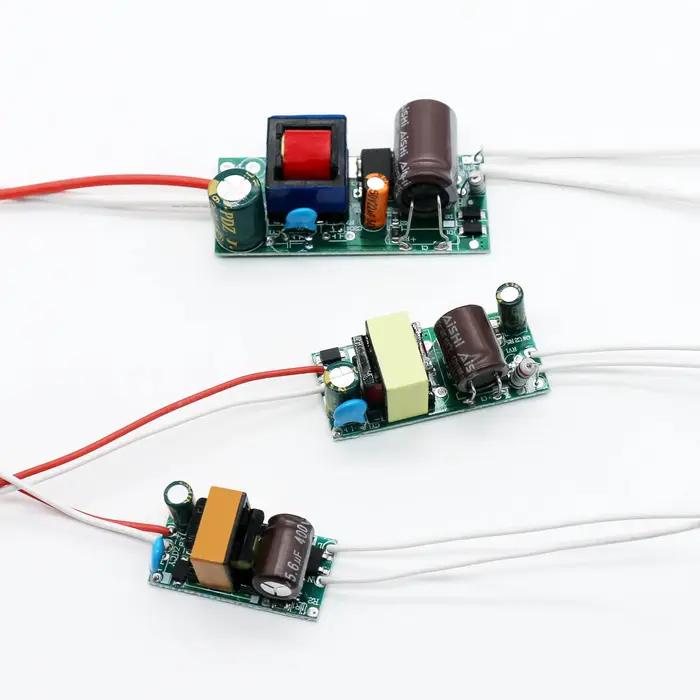 Pilote d'isolation LED AC100-265V 2-3W 3-5W 4-7W 8-12W 12-18W 18-24W puissance d'entraînement 250mA