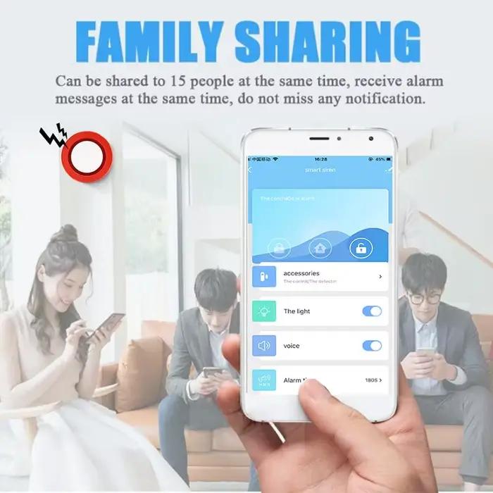 Tuya – système d'alarme de sécurité intelligent WIFI sans fil
