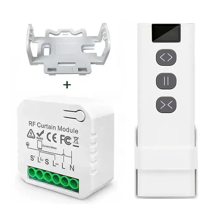 Wifi Connecté Volet Interrupteur Tuya Smart Rideau Module Stores Moteur 433Mhz Télécommande Pour Alexa Google Accueil