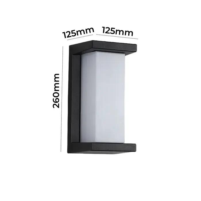 Applique murale extérieure LED moderne E27 étanche IP65 en aluminium porche lumière jardin clôture rue