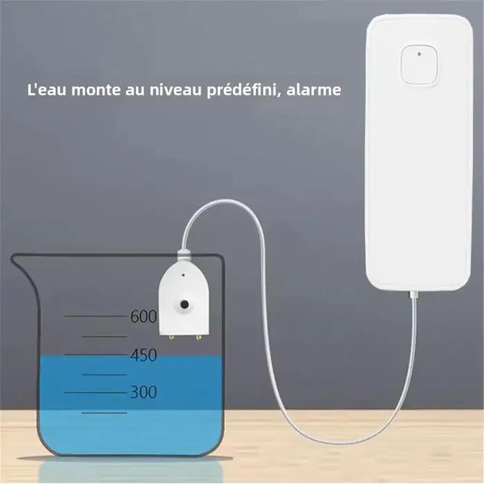 Alarme de fuite d'eau intelligente Tuya WiFi avec notification gratuite par l'application