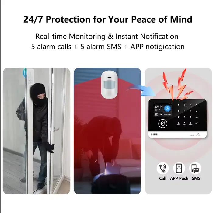 Système d'alarme intelligent sans fil pour la maison