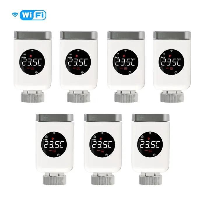 MOES Tuya – vanne de radiateur thermostatique intelligente Wifi/ZigBee