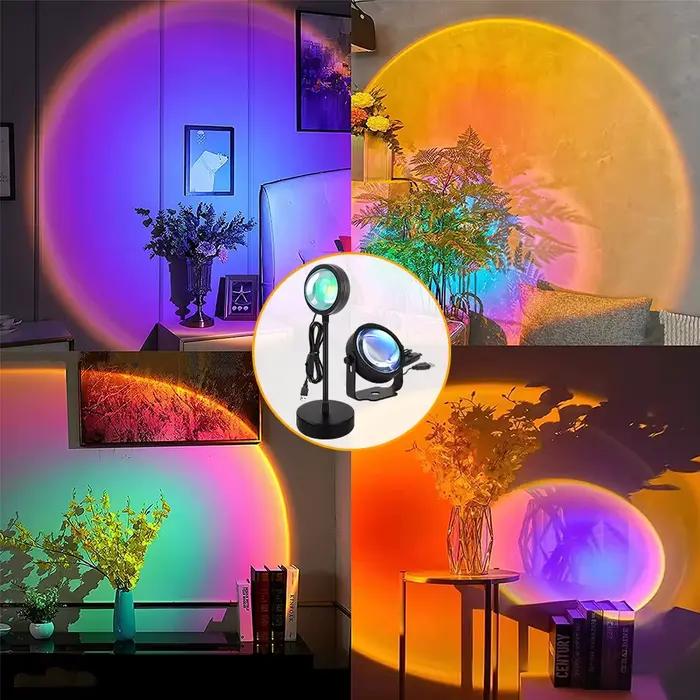 Lampe de coucher de soleil intelligente Tuya USB