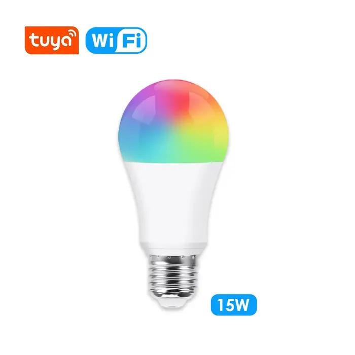 Tuya Wifi/Bluetooth ampoule intelligente E27 RGB Alexa lampe à LED ampoules intelligentes AC 85-265V lampes