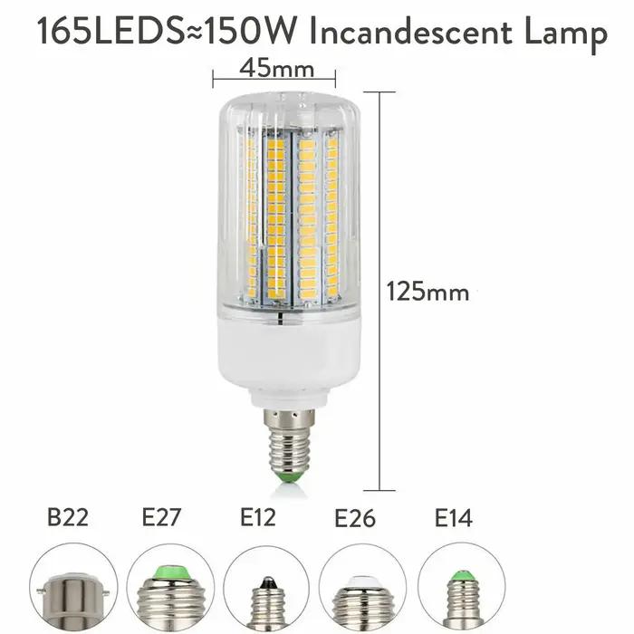 Ampoules LED épis de maïs E27 E14 B22