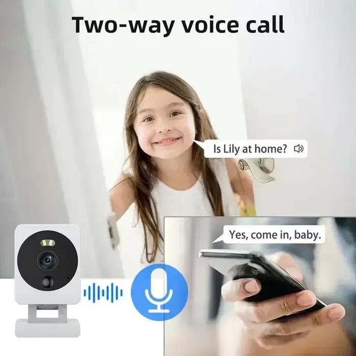 Caméra WiFi Tuya Smart Life 5MP HD Détection de mouvement Vision nocturne couleur