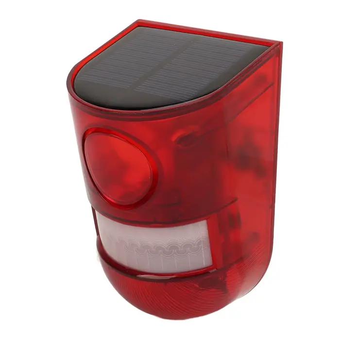 Alarme de capteur de mouvement solaire 129dB son IP65