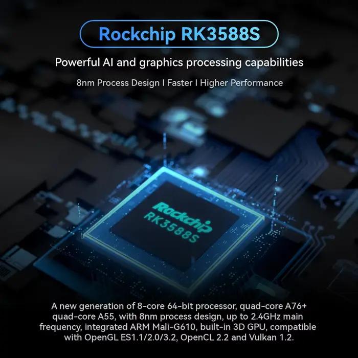 Orange Pi 5 Pro 16GB Ram ordinateur à carte unique RK3588S LPDDR5 Wifi5.0-BT5
