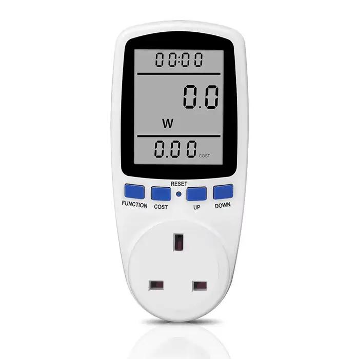 Prise de wattmètre de compteur de courant alternatif intelligent
