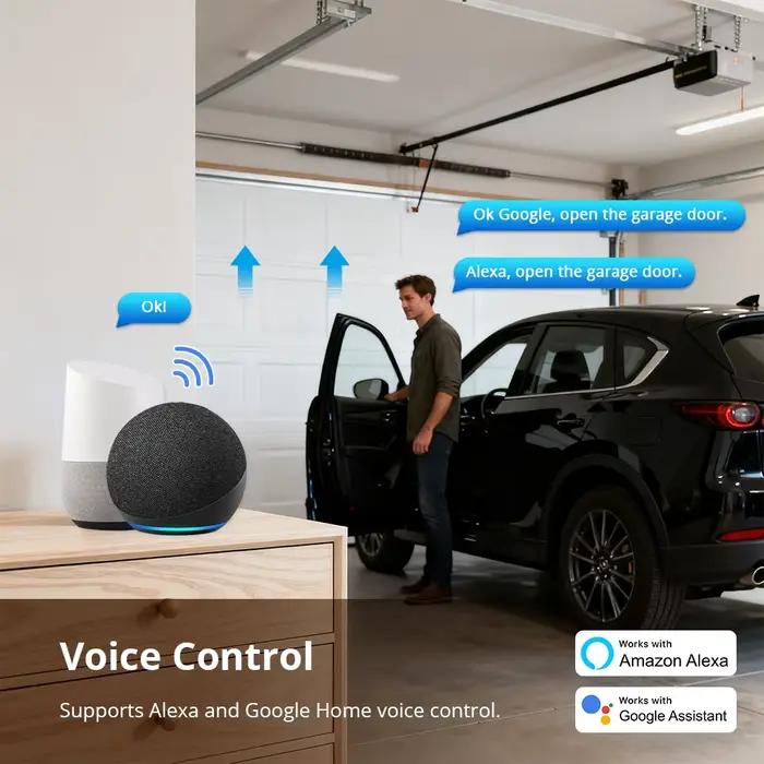 Contrôleur de porte de garage intelligent Zigbee Zemismart