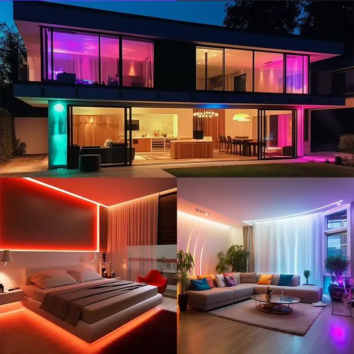 Bande lumineuse LED pour décoration de chambre