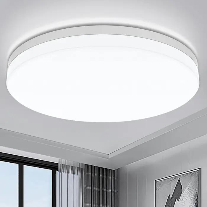Plafonnier LED Rond Ultra-Mince Blanc Froid et Chaud