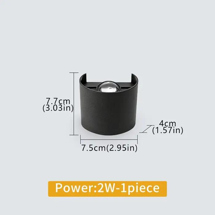 Mur LED Lumière Imperméable Extérieure Éclairage Intérieur IP65 AC86-265V 2w 4w pour Jardin Escalier
