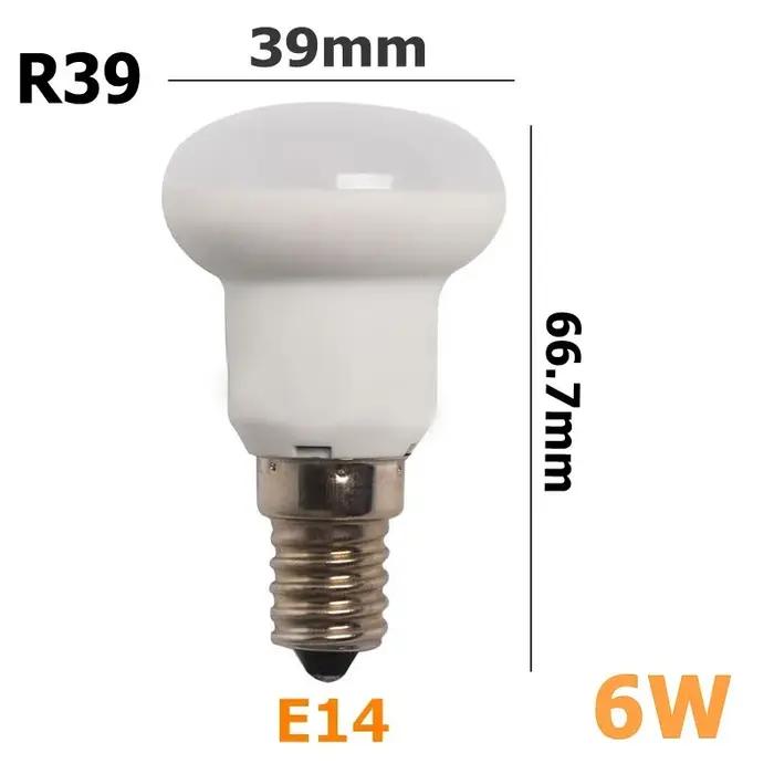Ampoule LED à économie d'énergie E27 E14 220V R39 R50 R63 R80 6W 9W 12W 15W