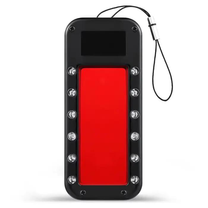 Détecteur de caméra cachée Pro Anti-Spy Finder, 12 lumières visibles, le plus récent, 2020