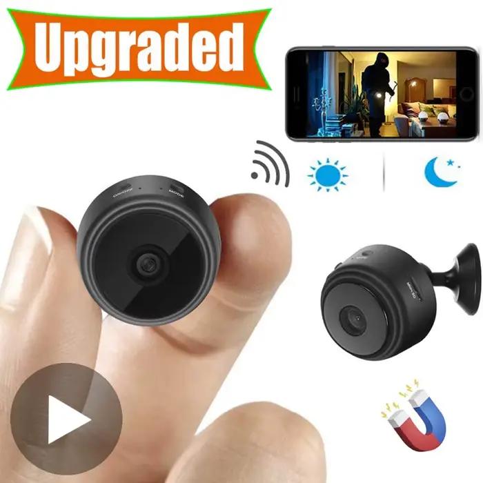 Micro maison sans fil vidéo CCTV Mini Surveillance de sécurité avec Wifi IP Camara capteur infrarouge CMOS 2MP téléphone alarme caméra