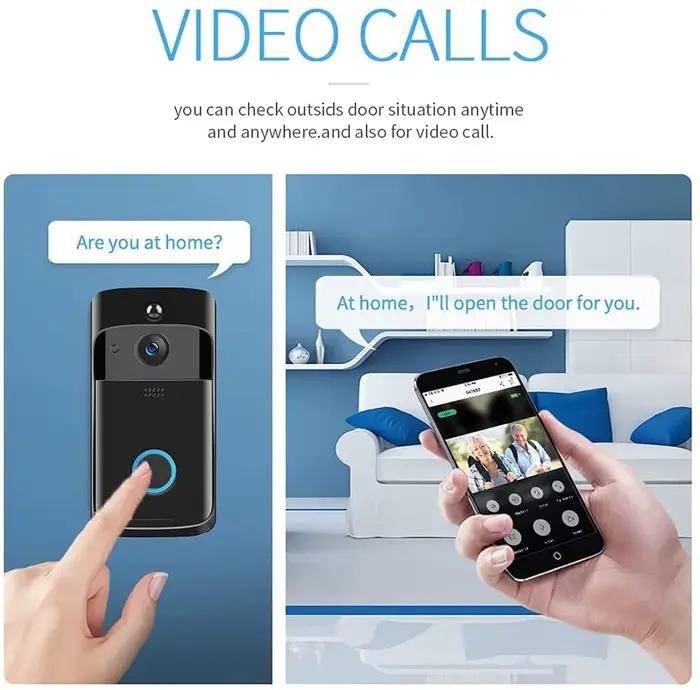 Sonnette vidéo avec caméra HD WiFi