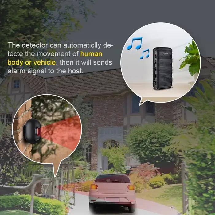KERUI DW9 allée système d'alarme de Garage extérieur sans fil sécurité à domicile PIR détecteur infrarouge de mouvement alarme antivol de véhicule