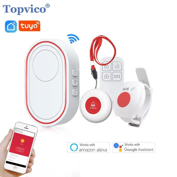 Topvico – bouton de panique intelligent WiFi pour personnes âgées