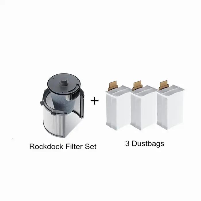 Sac à poussière en silicone antibactérien pour Roborock S7 Auto AfricStation Rock S6 serpillère pour station de vidange auto antibactérienne pièces de rechange pour aspirateur occaions spéciales