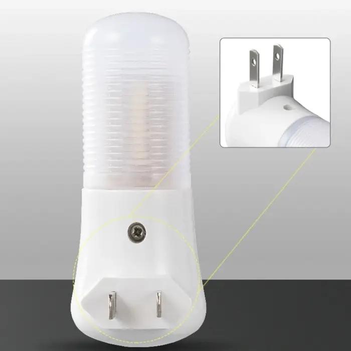 Prise ue/US veilleuses LED veilleuse bouton poussoir interrupteur chambre lampe de chevet chambre de